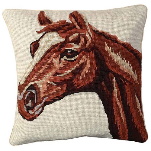 Red Horse Pillow