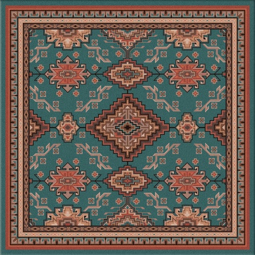 Rhinestone River Rug - 8 Ft. Square