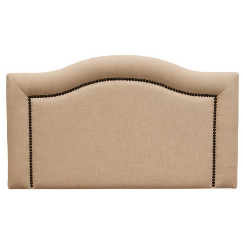 Ridge Linen Natural Headboard - Full