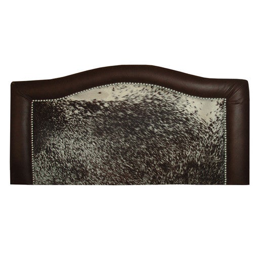 Ridge Speckled Hair-on-Hide Headboard - Full