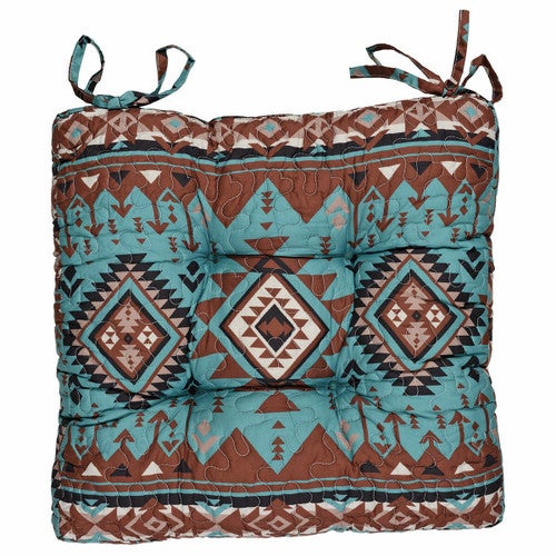 Rio Turquoise Chair Pad - OUT OF STOCK