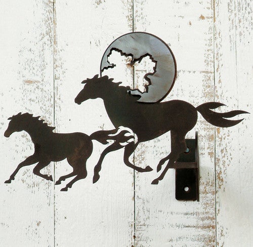 Two Horses Curtain Rod Brackets