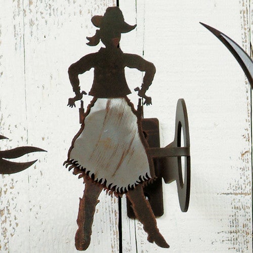 Cowgirl Curtain Rod Brackets