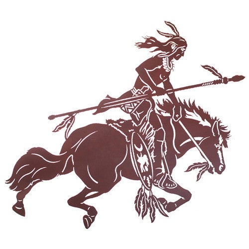 Warrior Metal Wall Art