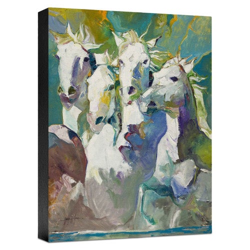 Running Buddies Gallery Wrapped Canvas