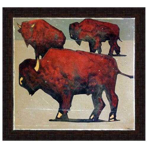 Russet Buffalo Wall Art
