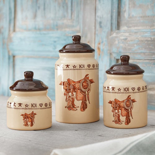 Saddle & Brands Canister Set (3pcs)