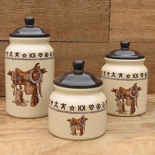 Saddle & Brands Canister Set