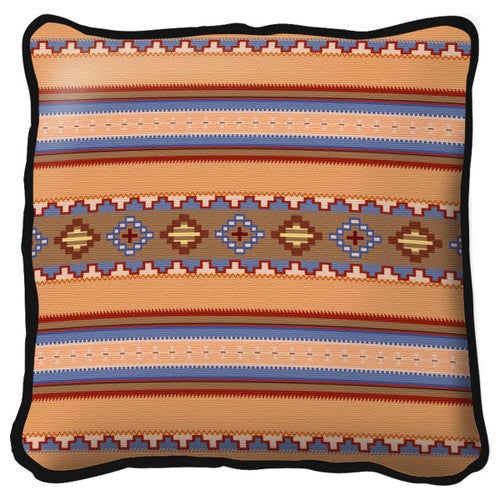 Saddleblanket Sky Pillow Cover - 17 x 17