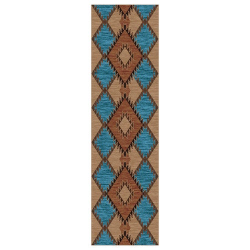 San Pedro Rust Rug - 2 x 8