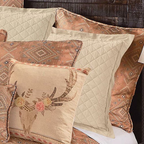 Sand Quilted Euro Sham