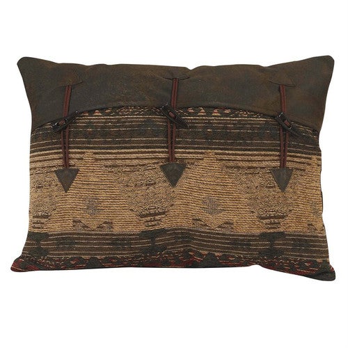 Sierra Chenille Button Clasp Accent Pillow