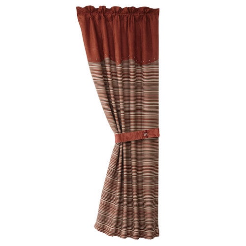 Silverado Stripe Curtain and Tie Back