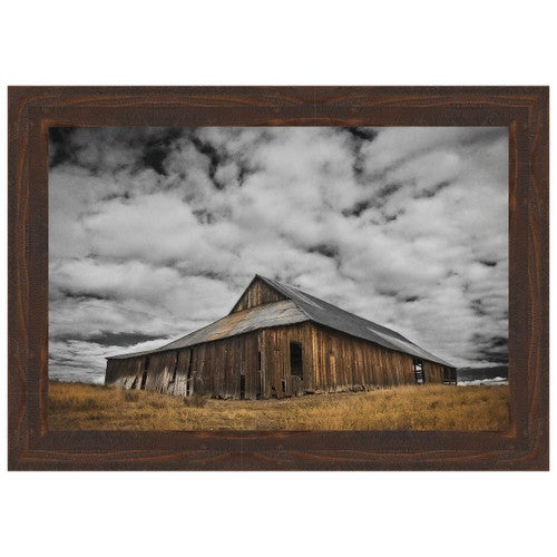 Siskiyou County Barn Framed Canvas