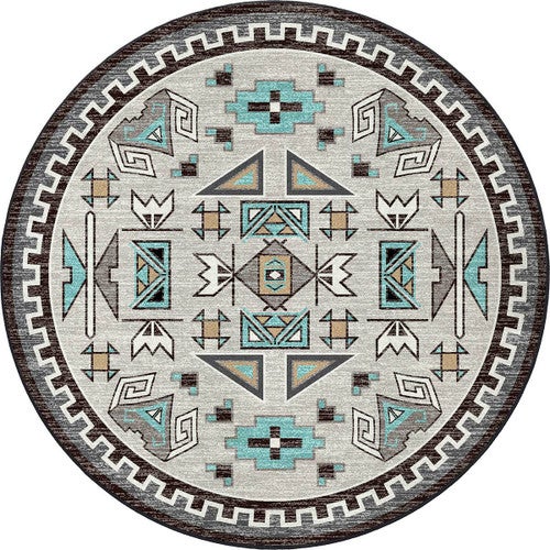 Slate River Rug - 8 Ft. Round