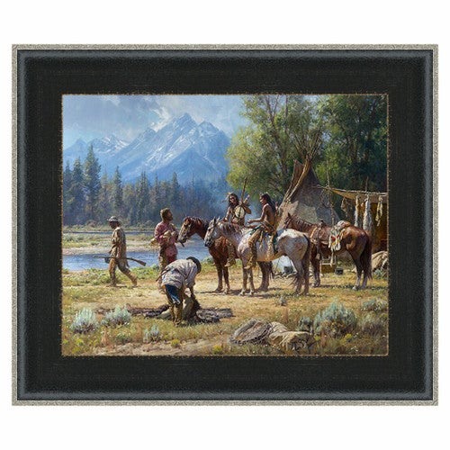 Snake River Culture Framed Canvas