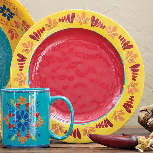 Southwest Bloom Salad Plates - Set of 4