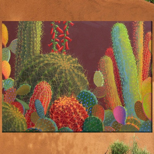 Southwest Botanicals VII Canvas Art