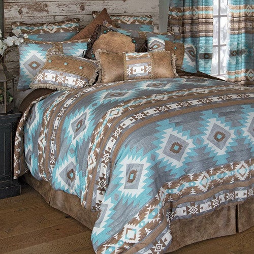 Southwest Diamonds Chenille Bed Set - King