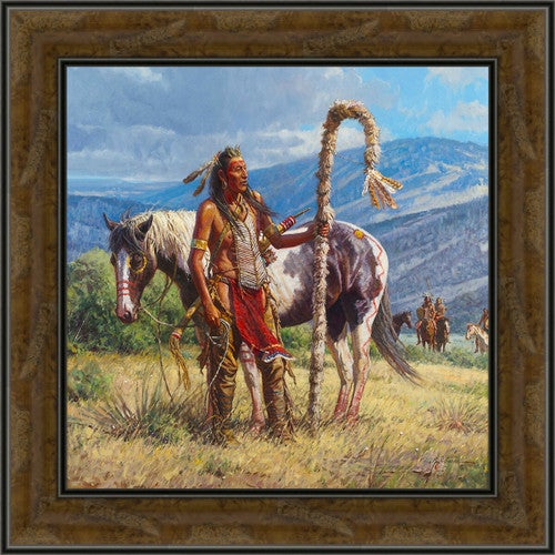 Southwest King Framed Canvas