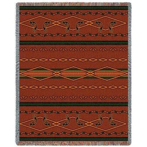 Southwest Russet and Green Blanket