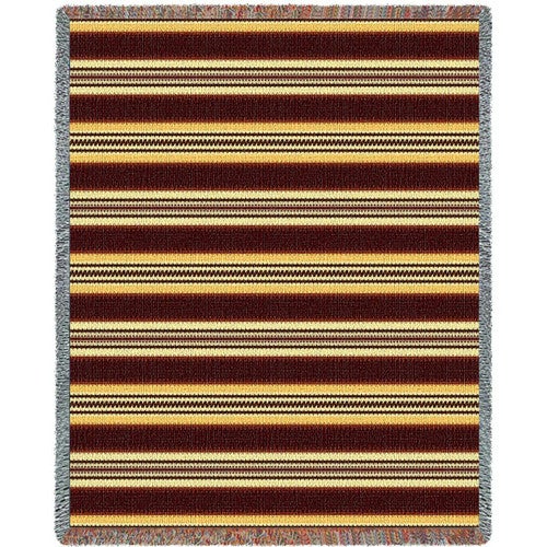 Southwest Saddleblanket Gold Throw