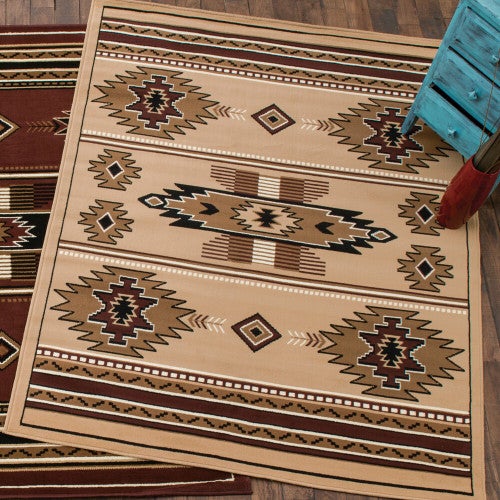Southwestern Stars Berber Rug - 4 x 5