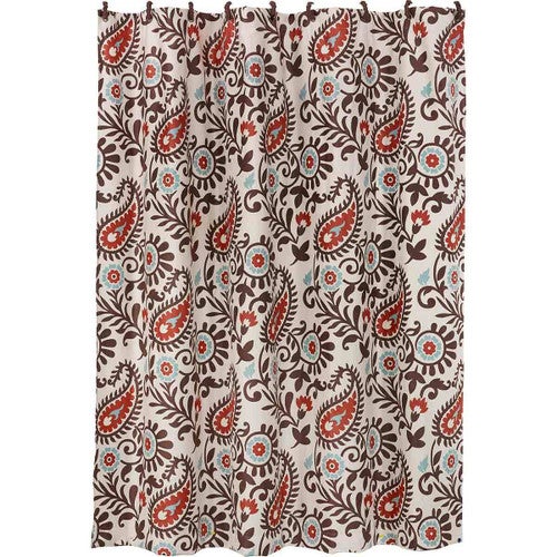 Spiced Paisley Shower Curtain