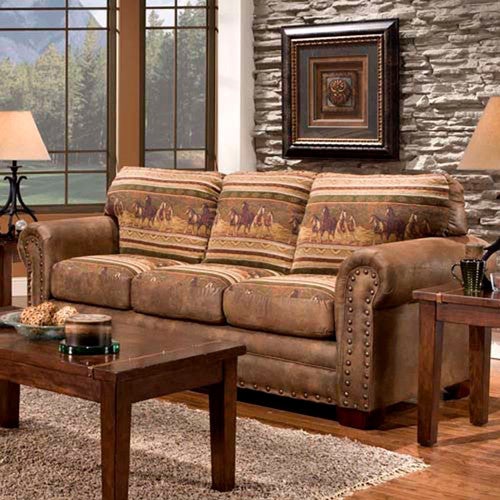 Mustang Band Sleeper Sofa