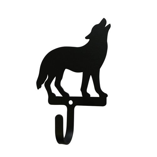 Standing Wolf Small Wall Hook