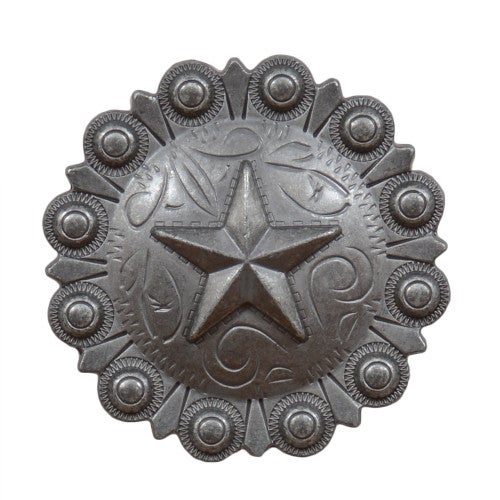 Star Berry Concho Cabinet Knobs - Set of 2