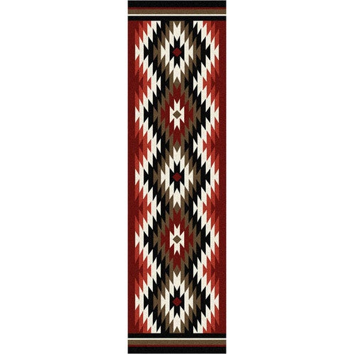 Star Burst Southwestern Rug - 2 x 8