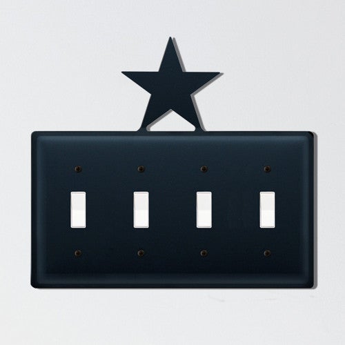 Star Quadruple Switch Cover