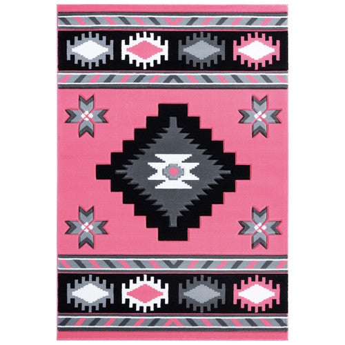 Star Vision Pink Rug - 2 x 3