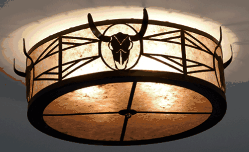 Steer Head Ceiling Light Fixture