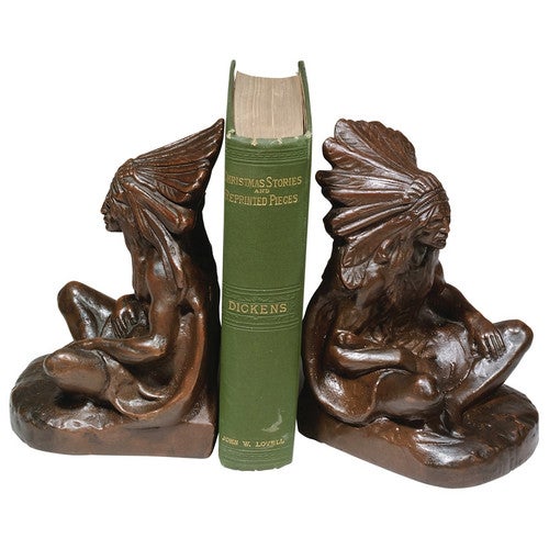 Stoic Chief Bookends