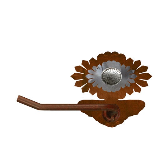 Sun Burst Concho Toilet Paper Holder