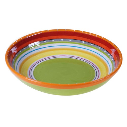 Sunrise Stripes Serving / Pasta Bowl
