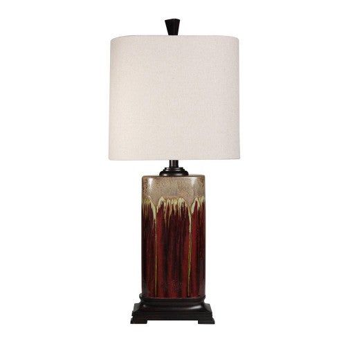 Tandori Spice & Arabic Drip Ceramic Table Lamp