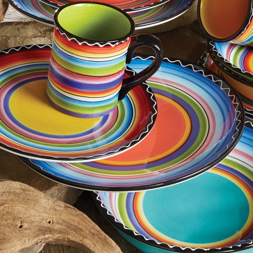 Tequila Sunrise Dinner Plates - Set of 4
