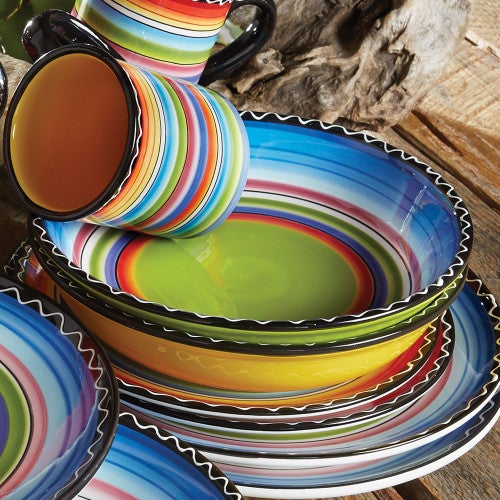 Tequila Sunrise Soup & Pasta Bowls - Set of 4