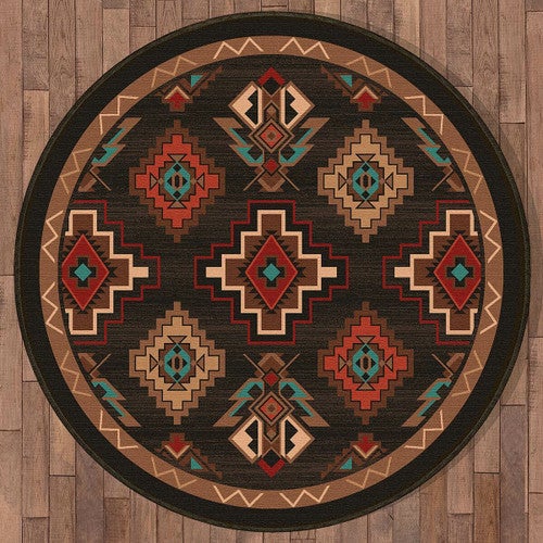 Teton Peaks Rug - 8 Ft. Round
