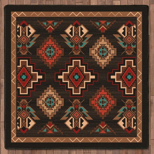 Teton Peaks Rug - 8 Ft. Square