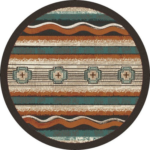 Three Travelers Rug - 8 Ft. Round