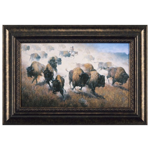 Thunder in the Dust Framed Print