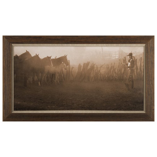 Time to Go to Work Framed Canvas