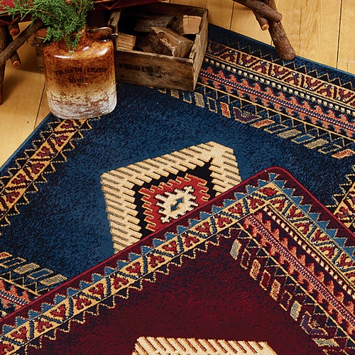 Tuscon Blue Rug - 2 x 7