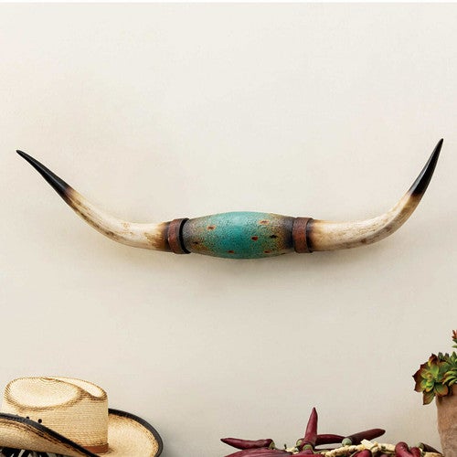 Turquoise Steer Horn