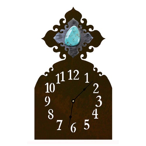 Turquoise Table Clock
