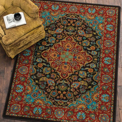 Turquoise Visions Rug - 8 Ft. Round